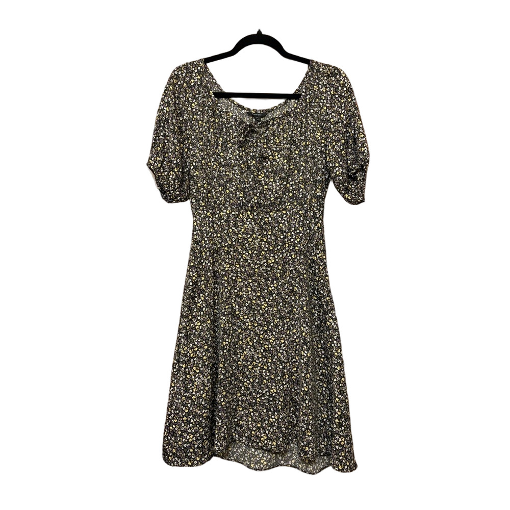 RW&CO Floral Black Dress